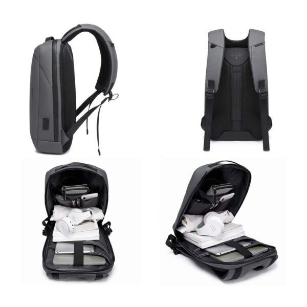 BANGE BG-22188 Waterproof Premium Lock System Business Office Laptop 15.6 Backpack - Image 7